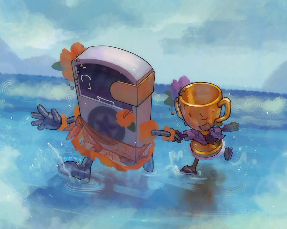 left character belongs to @whamp0p / inanimate insanity fanart